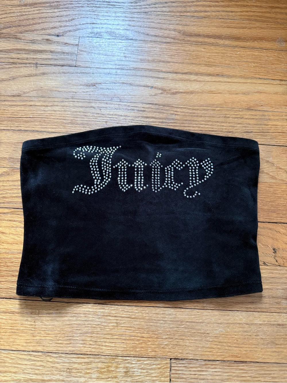 Juicy Couture Black Top with Pink Brand Tag